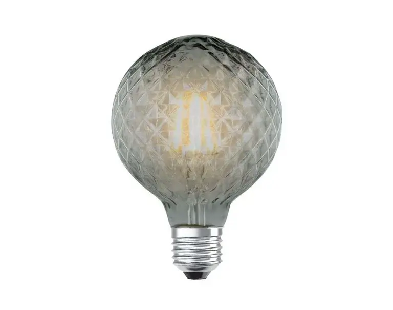 Lucande - Pære LED 4W Smoke Facet G95 Dæmpbar E27