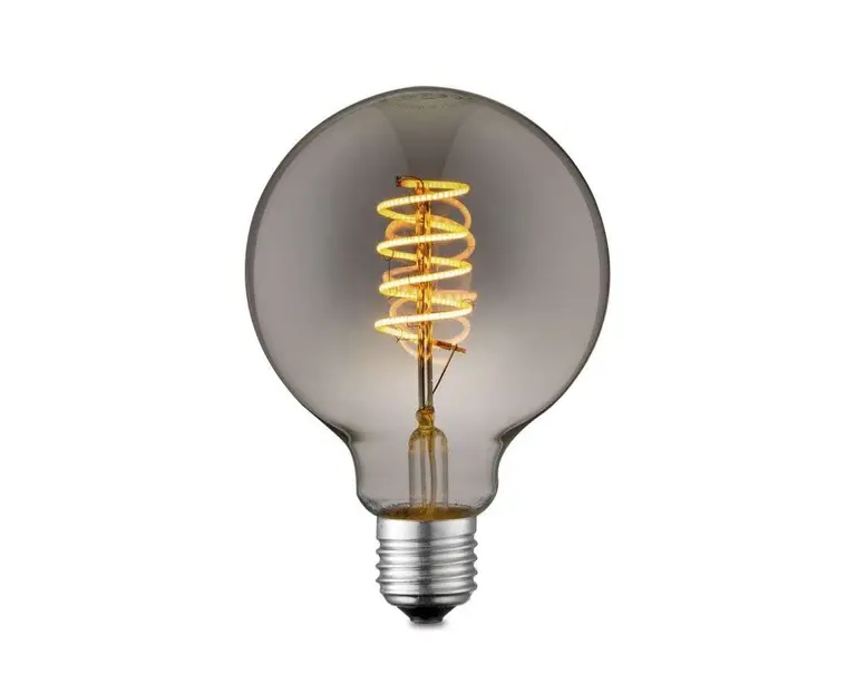 Lucande - Pære LED 4W Smoke G95 Dæmpbar E27