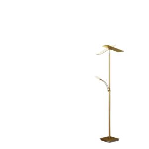 Lucande - Parthena LED Gulvlampe Brass