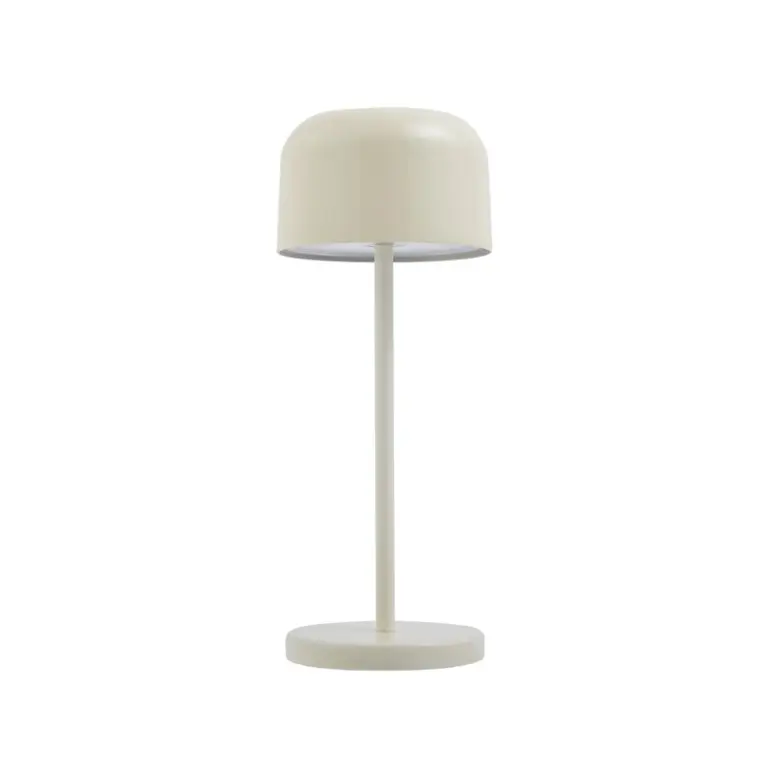 Lucande - Quill LED-batteridrevet bordlampe, CCT, beige, dæmpbar