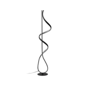Lucande - Rodado LED Gulvlampe Sort