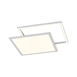 Lucande - Senan LED Square Loftlampe CCT Silver