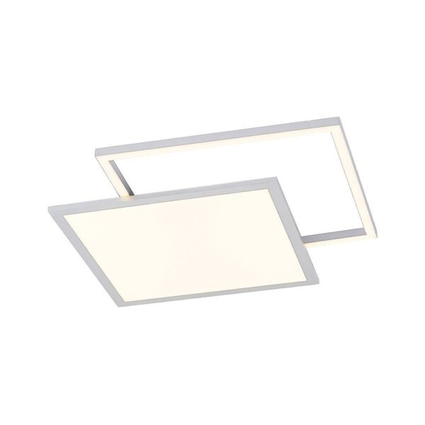 Lucande - Senan LED Square Loftlampe CCT Silver