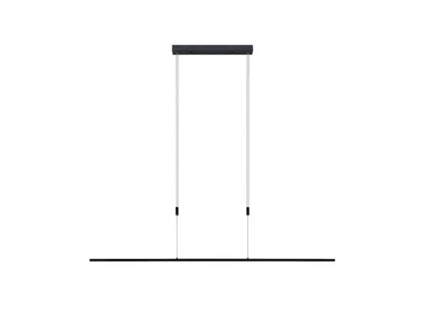 Lucande - Stakato 8 LED Pendel L180 Black