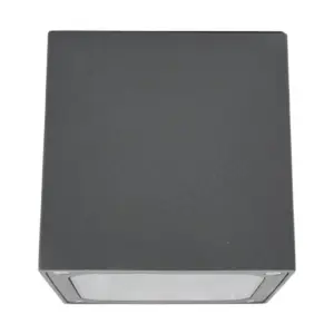 Lucande - Tanea LED udendørs loftlampe 12x12 mørkegrå