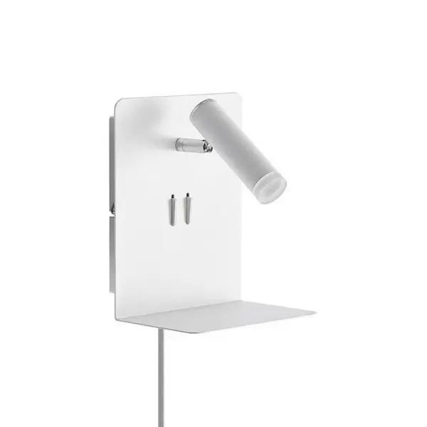 Lucande - Zavi LED Væglampe USB White