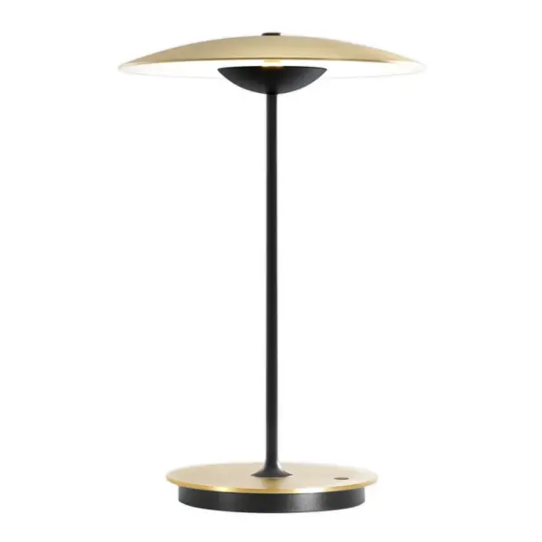 MARSET - Ginger LED-bordlampe, aluminium, messing/hvid
