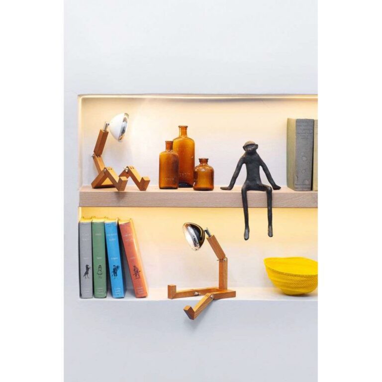 MR. WATTSON LED-bordlampe, 11 cm, hvid – Piffany Copenhagen - Stue - Vintage - Træ - Med én lyskilde
