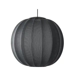 Made By Hand - Knit-Wit 60 Round LED Pendel Black