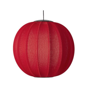 Made By Hand - Knit-Wit 60 Round LED Pendel Maple Red