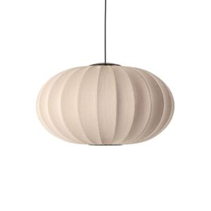 Made By Hand Knit-Wit Oval Pendel Ø76 Sand Stone LED