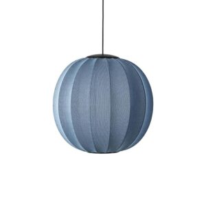 Made By Hand Knit-Wit Round Pendel Ø60 Blue Stone LED