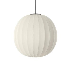 Made By Hand Knit-Wit Round Pendel Ø75 Pearl White LED