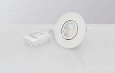 Malmbergs Downlight MD-350, LED, 5W, Hvid, 230V, AC-CHIP