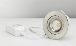 Malmbergs LED-downlight MD-70 Tune, Satin, 230V, IP44