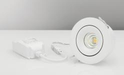 Malmbergs MD-70 Outdoor, LED-downlight, 7W, 230V, Hvid, IP23