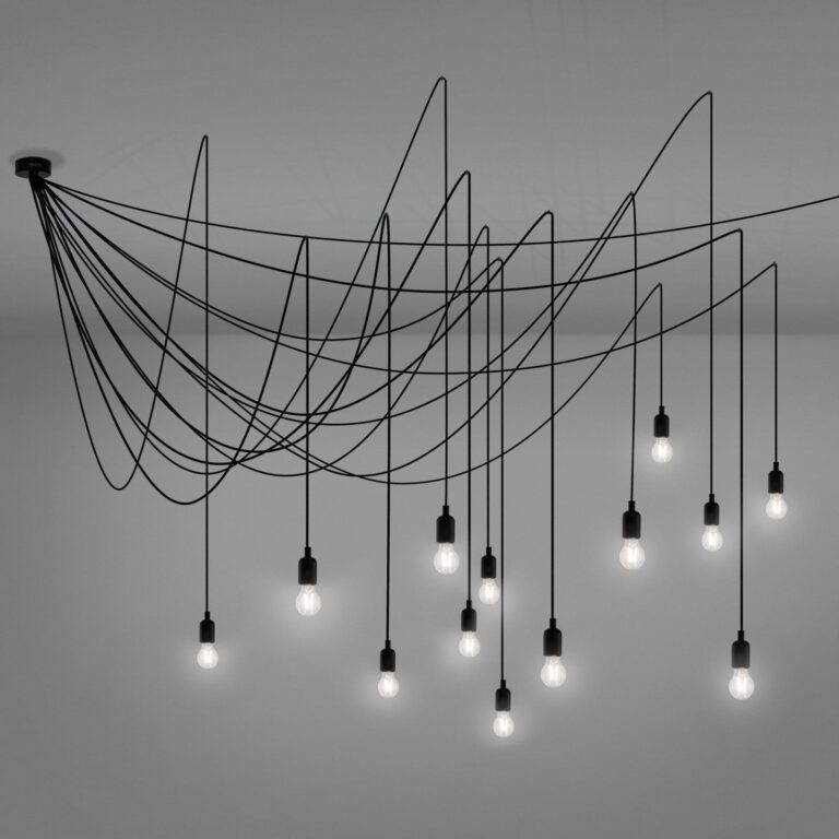 Maman Pendel Transparent LED Maman SELETTI - Stue - Moderne - Plastik - Med flere lyskilder
