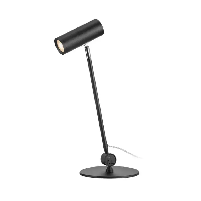 Markslöjd - Arlo LED-bordlampe, sort, jern, højde 52,8 cm, dæmpbar
