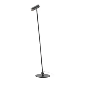 Markslöjd - Arlo LED-gulvlampe, sort, jern, højde 132 cm, dæmpbar