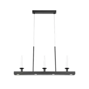 Markslöjd - Dining LED-hængelampe, sort, længde 82 cm, jern, dæmpbar