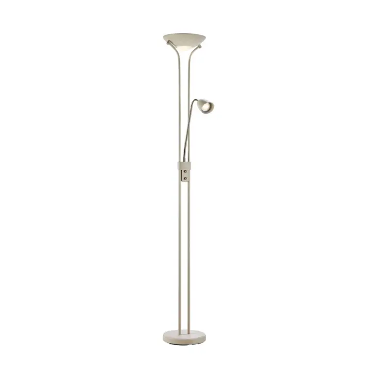 Markslöjd - Modu LED-uplight, beige, jern, læselampe, højde 180 cm, dæmpbar