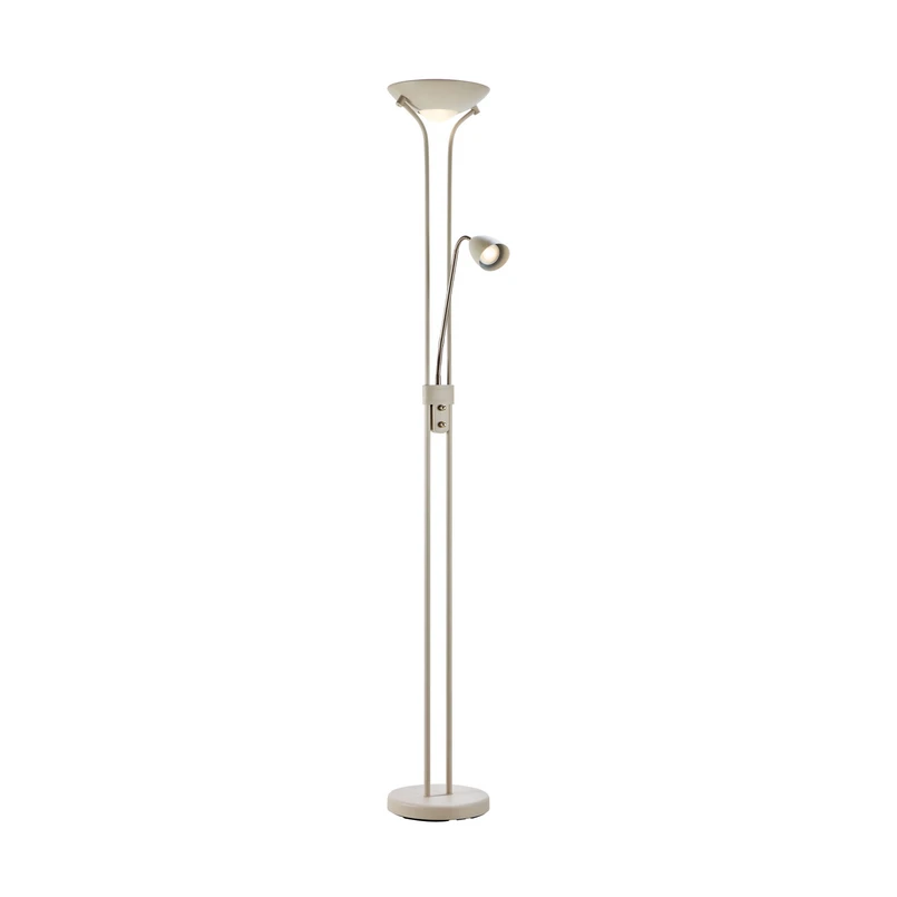 Markslöjd - Modu LED-uplight, beige, jern, læselampe, højde 180 cm, dæmpbar