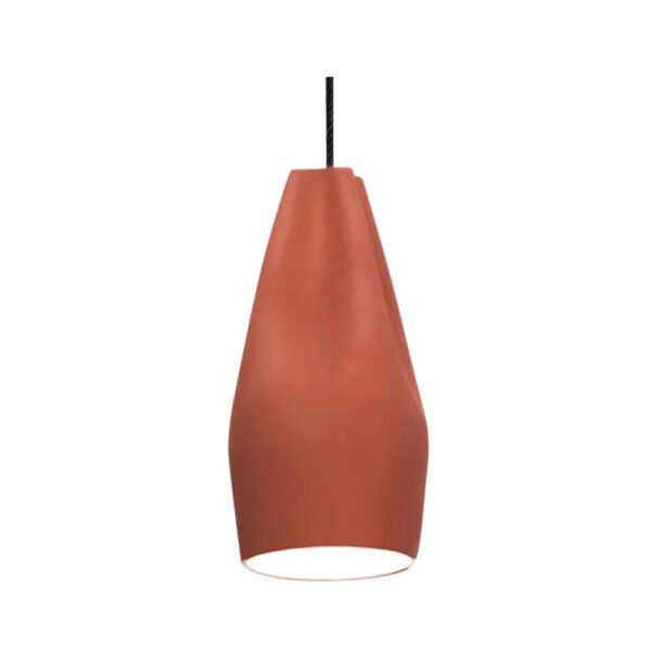 Marset - Pleat Box 13 LED Pendel Terracotta/Hvid