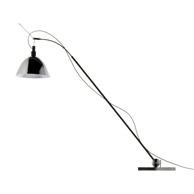 Max. Kugler LED Gulvlampe Chrome Ingo Maurer - Stue - Aluminium
