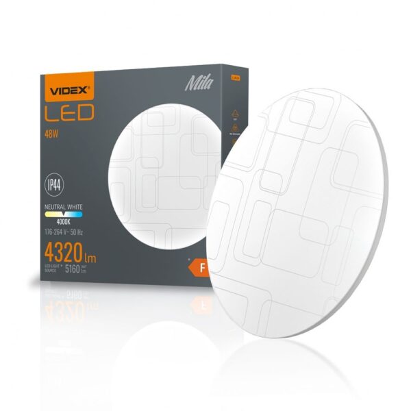 Mila loftlampe 48W - LED, neutral hvid, 230V, 5160lm