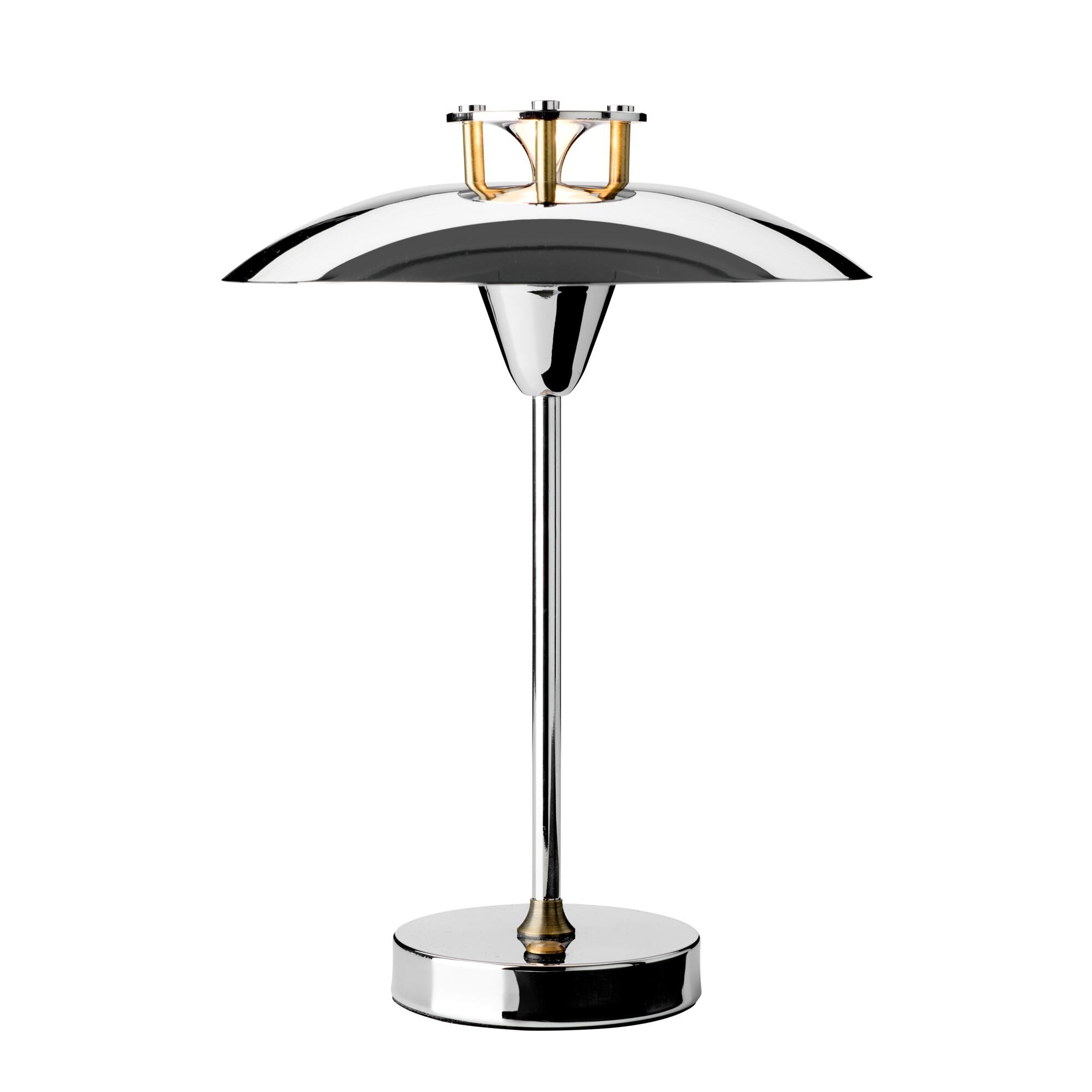 Mini Stepp 1-2-3 Transportabel Bordlampe Krom
