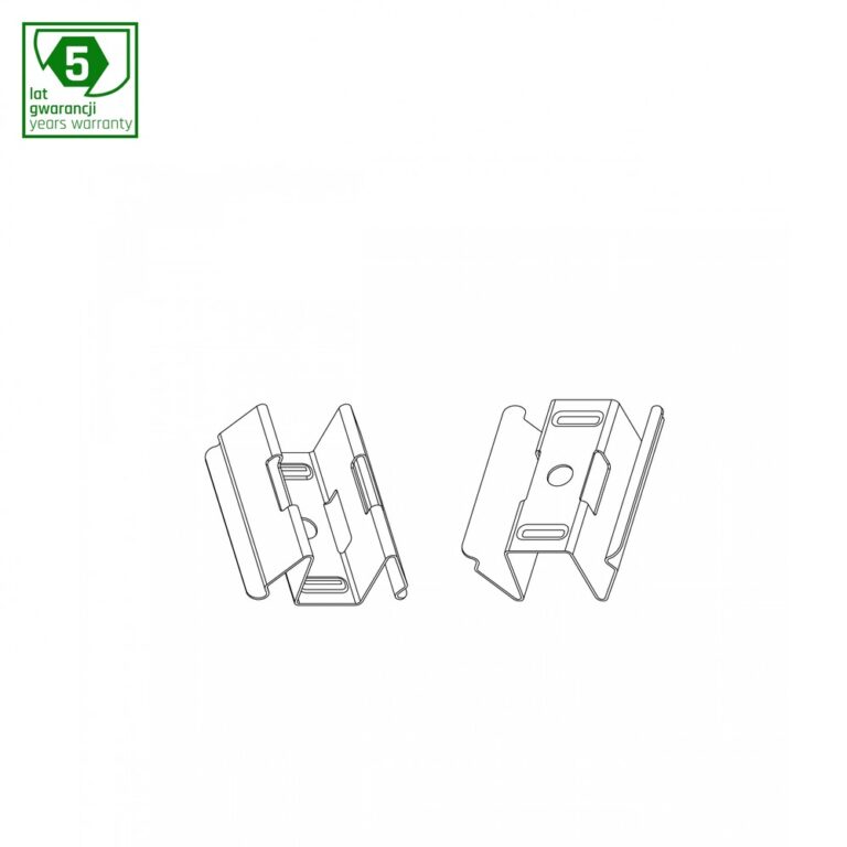 Monteringsbeslag til LED paneler - 2 stk, 5 års garanti