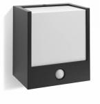 Mygarden macaw væglampe sort 1x3w 240v ip44 bevægelsessensor