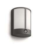 Mygarden stock væglampe antracitgrå 1x6w 230v ip44 bevægelsessensor