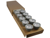 NORDTRONIC LED lyskilde GU10 4,8W, 4000K, 430 lumen, dæmpbr (10 stk. pakke)