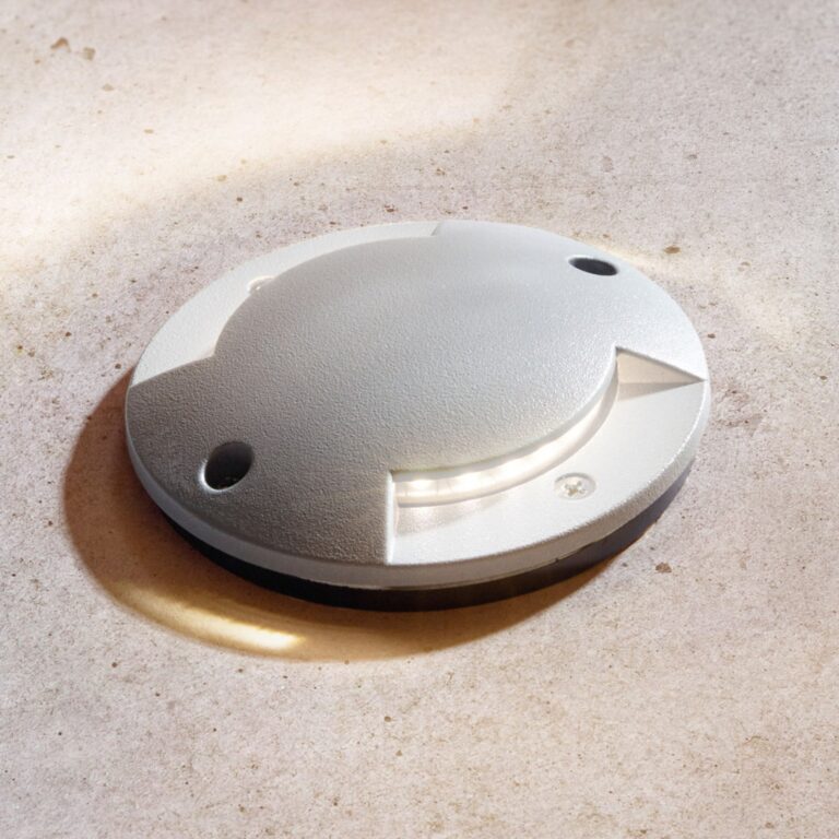 Nandita LED Nedgravningsspot IP65 Silver Lindby - Terrasse - Moderne - Metal - Rund