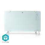 Nedis SmartLife Elradiator | Wi-Fi | Velegnet til badeværelse | Glas panel | 2000 W | 2 Varmeindstillinger | LED Display | 15 - 35 Â°C | Justerbar termostat | Hvid