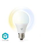 Nedis SmartLife LED-Pære | Wi-Fi | E27 | 806 lm | 9 W | Varm til kølig hvid | 2700 - 6500 K | Android / IOS | Pære | 1 stk.
