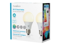 Nedis WLAN Smart LED-Lampen 2er Pack (WIFILC21WTE27)