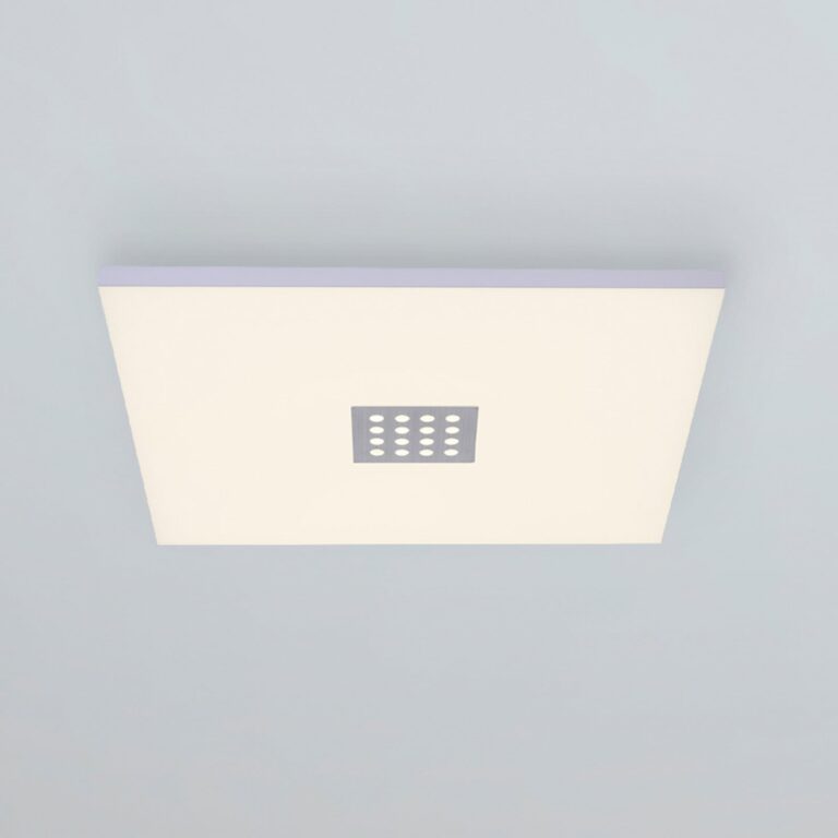 Neo LED-loftlampe, 45 cm, aluminium, CCT, fjernbetjening – PURE - Stue - Moderne - Metal - Kantet