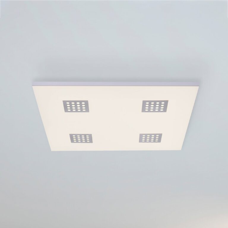 Neo LED-loftlampe, 62 cm, aluminium, CCT, fjernbetjening – PURE - Stue - Moderne - Metal - Kantet
