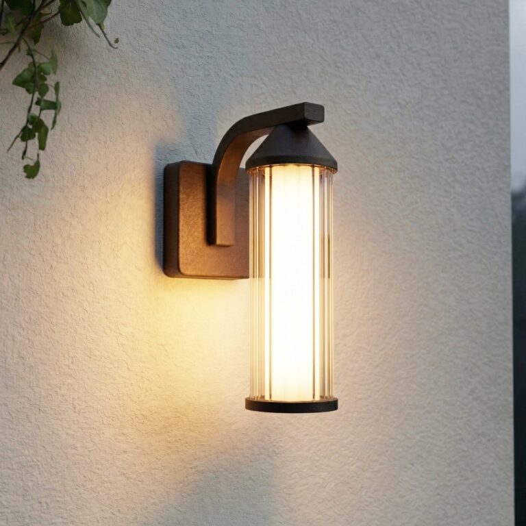 Neravio udendørs LED-væglampe, rust, højde 26 cm, IP54 Lindby - Altan - Moderne - Aluminium - Med én lyskilde