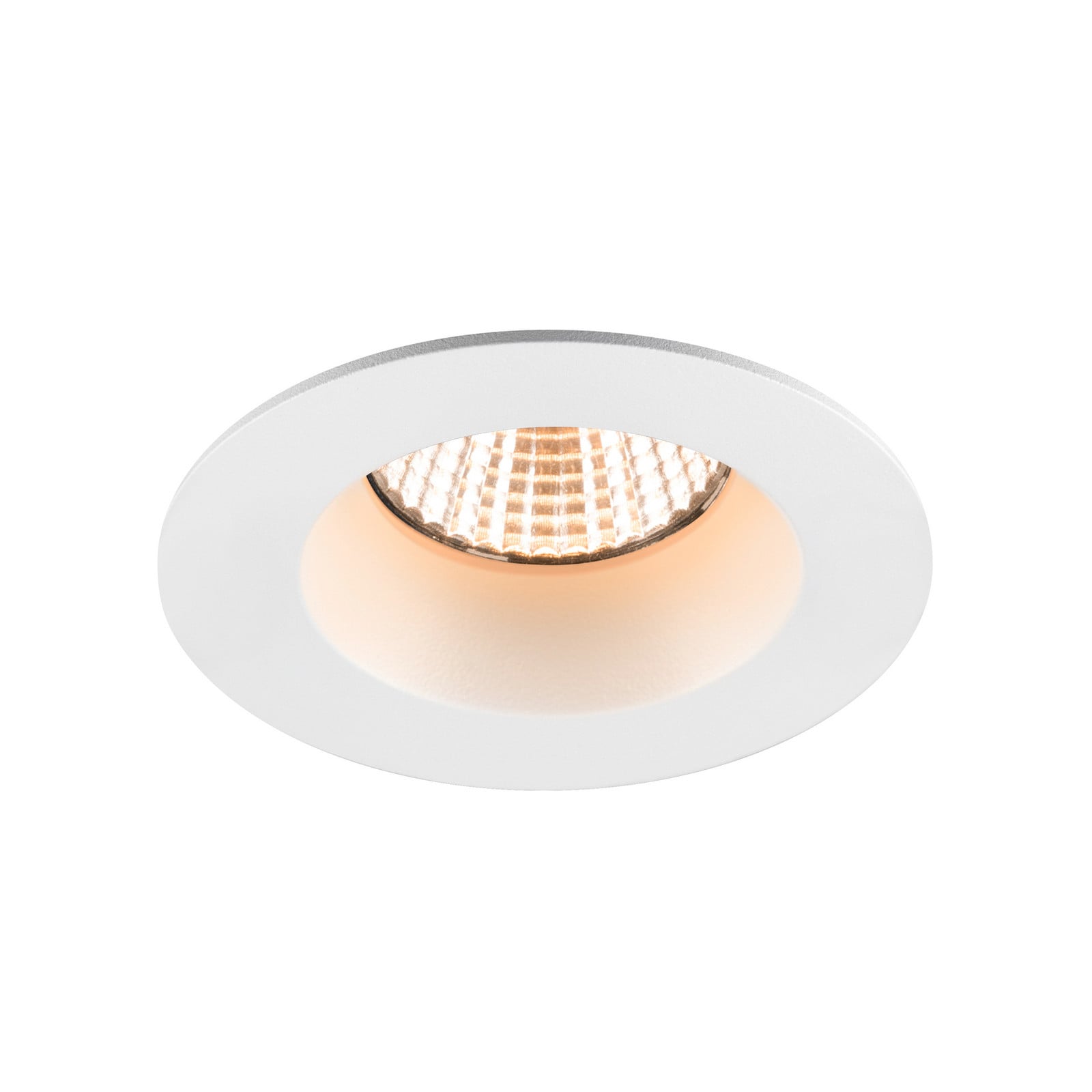 New Tria indbygget spotlight med LED, rund, hvid, IP65, 2.700 K, 38° SLV - Badeværelse - Aluminium - Med én lyskilde