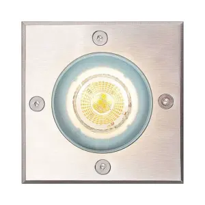 Nordlux - Andor Square Nedgravningsspot Stainless Steel