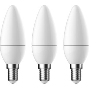 Nordlux Energetic E14 kertepærer, 2700K, 3,3W, 3-pak