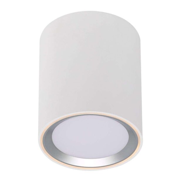 Nordlux - Fallon Påbygningsspot Long White/Brushed Steel