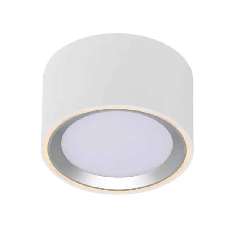 Nordlux - Fallon Påbygningsspot White/Brushed Steel
