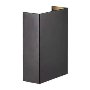 Nordlux - Fold 10 LED Væglampe Black