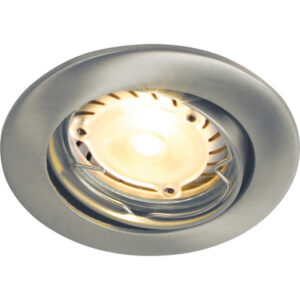 Nordlux Mixit Pro indbygningsspot, børstet stål