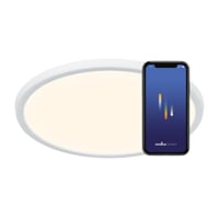 Nordlux Oja Smart Light Ø42 cm, Rund, IP20, 2300lm, Hvid, 20W, 2700-6500K