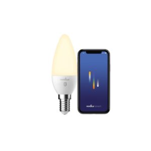 Nordlux Smart E14 - C35 - 2200-6500 Kelvin - 450 Lumen - Pære - Hvid